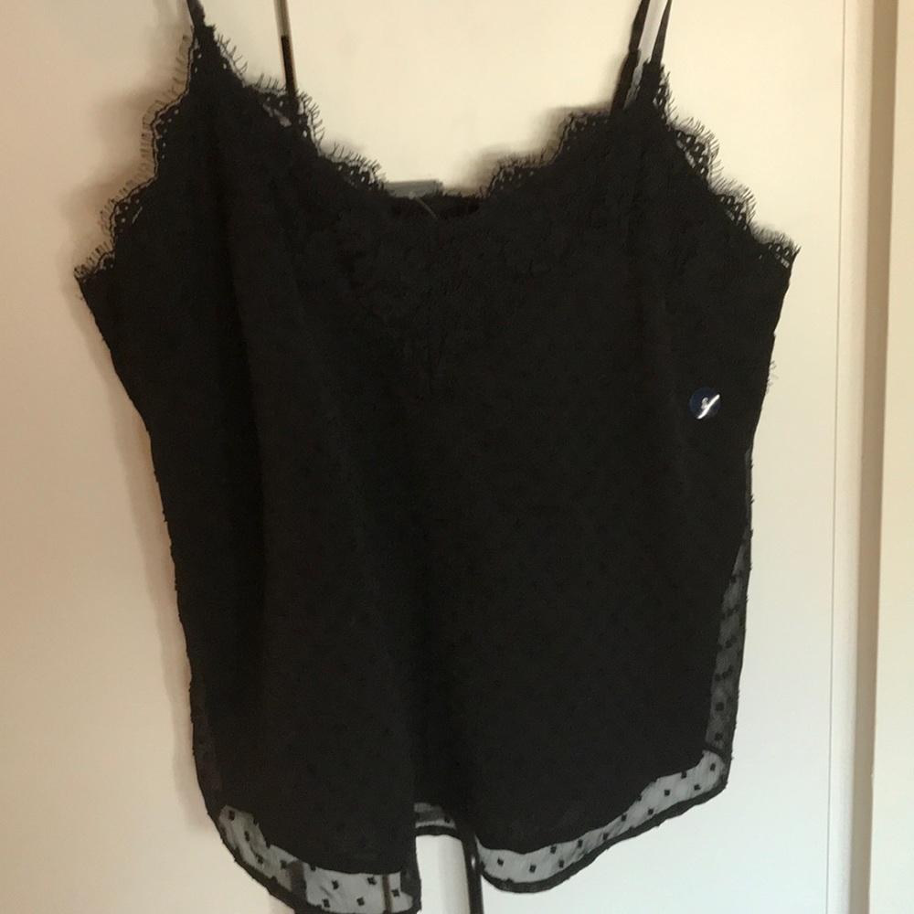 Abercrombie & Fitch Lace Trim Tank